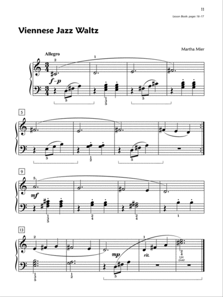 Premier Piano Course Jazz, Rags & Blues, Book 2B Piano Method scores gallery preview page 2