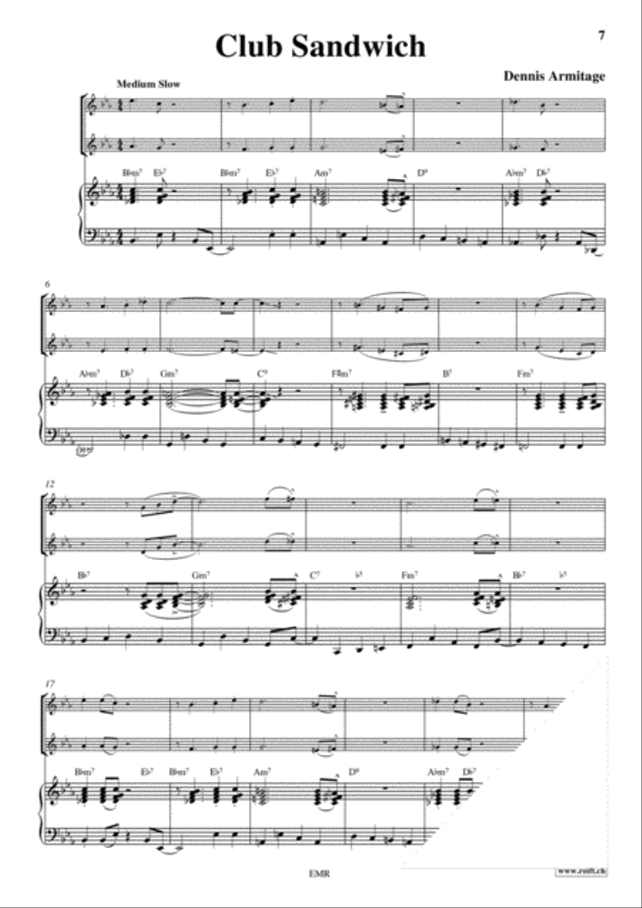 Swing Woodwind Ensemble scores gallery preview page 4