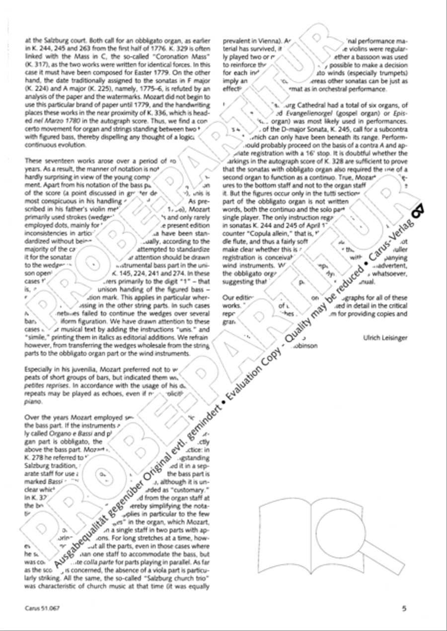 Church Sonatas Collection / Songbook scores gallery preview page 6