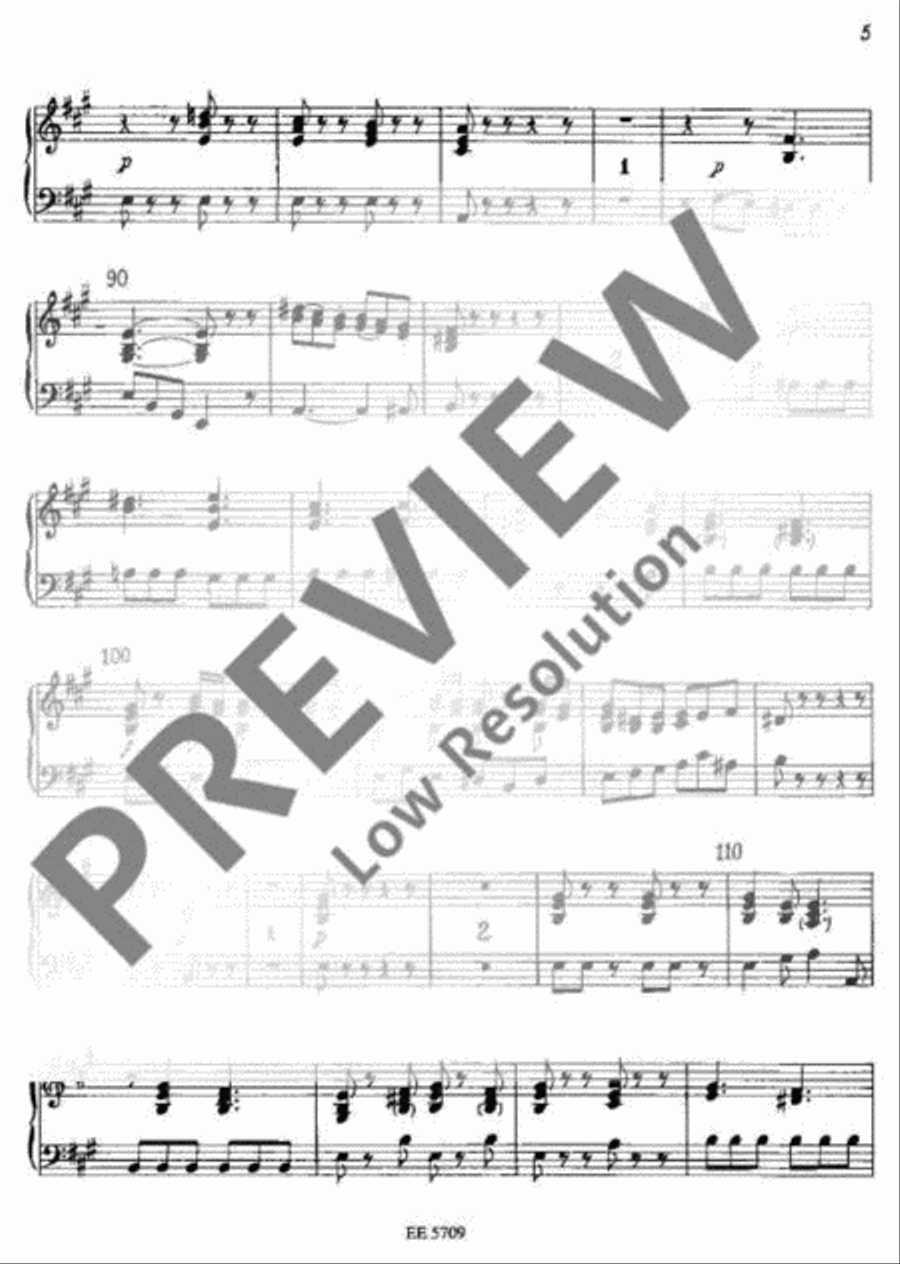 Sinfonia concertante A major Harpsichord scores gallery preview page 5
