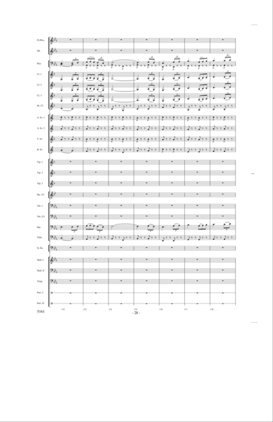 Into the Joy of Spring Concert Band scores gallery preview page 27