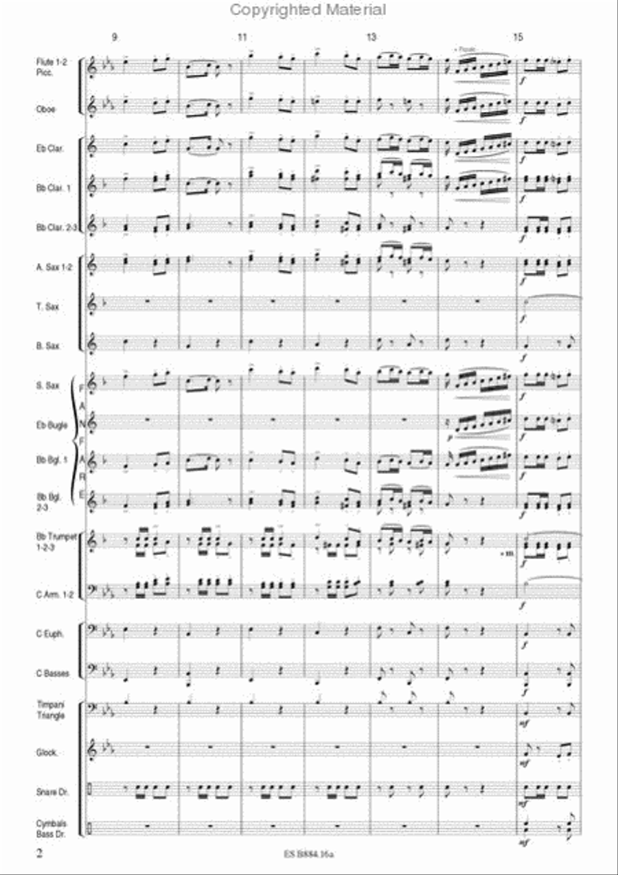Military March N. 1 Military March N. 1 Concert Band scores gallery preview page 4