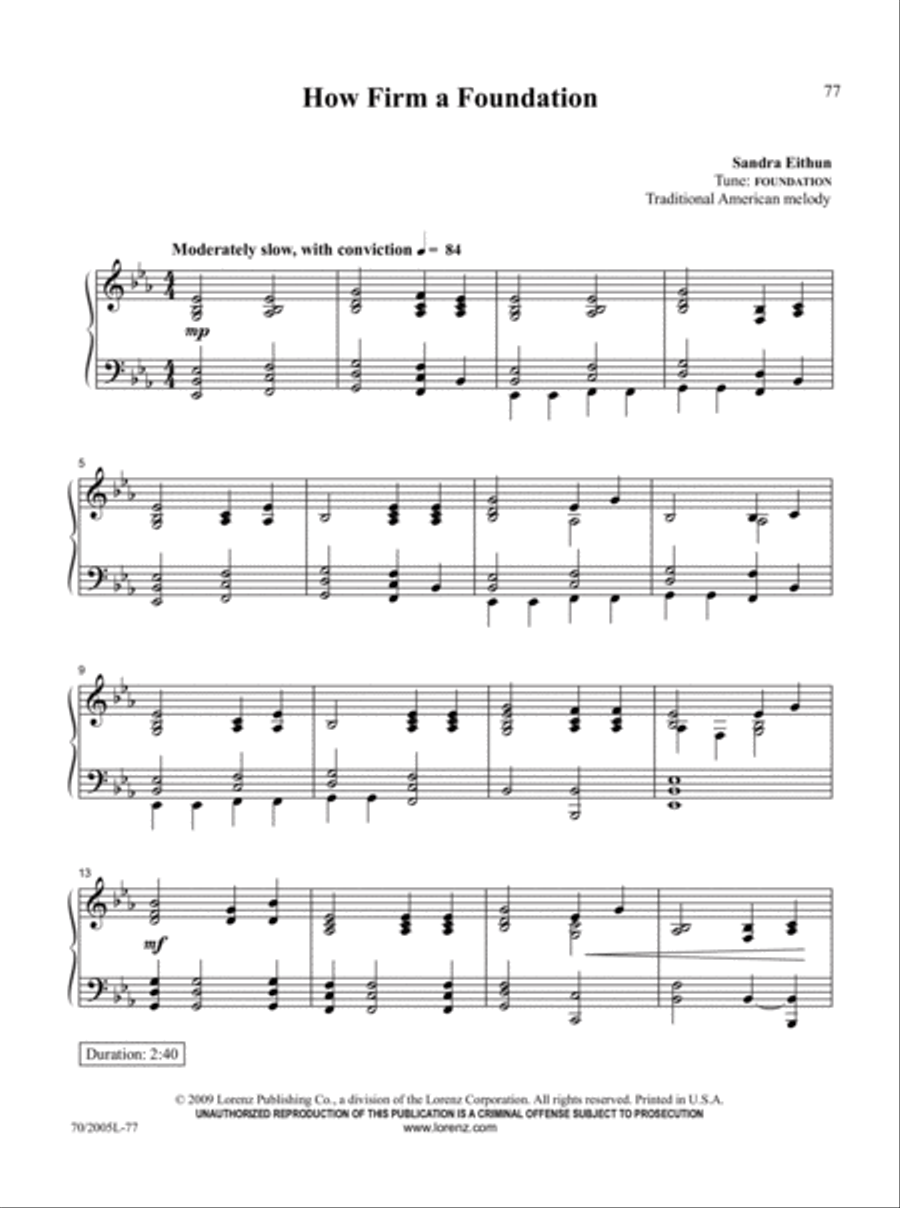 The Church Pianist's Library, Vol. 19 Piano Solo scores gallery preview page 27