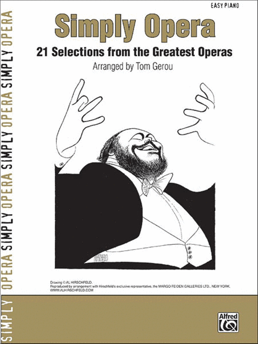 Simply Opera Easy Piano scores gallery preview page 1