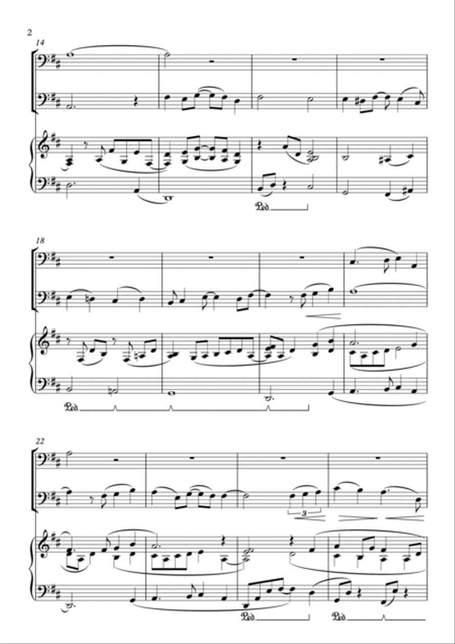 A Whole New World (from 'Aladdin') Cello Solo scores gallery preview page 2