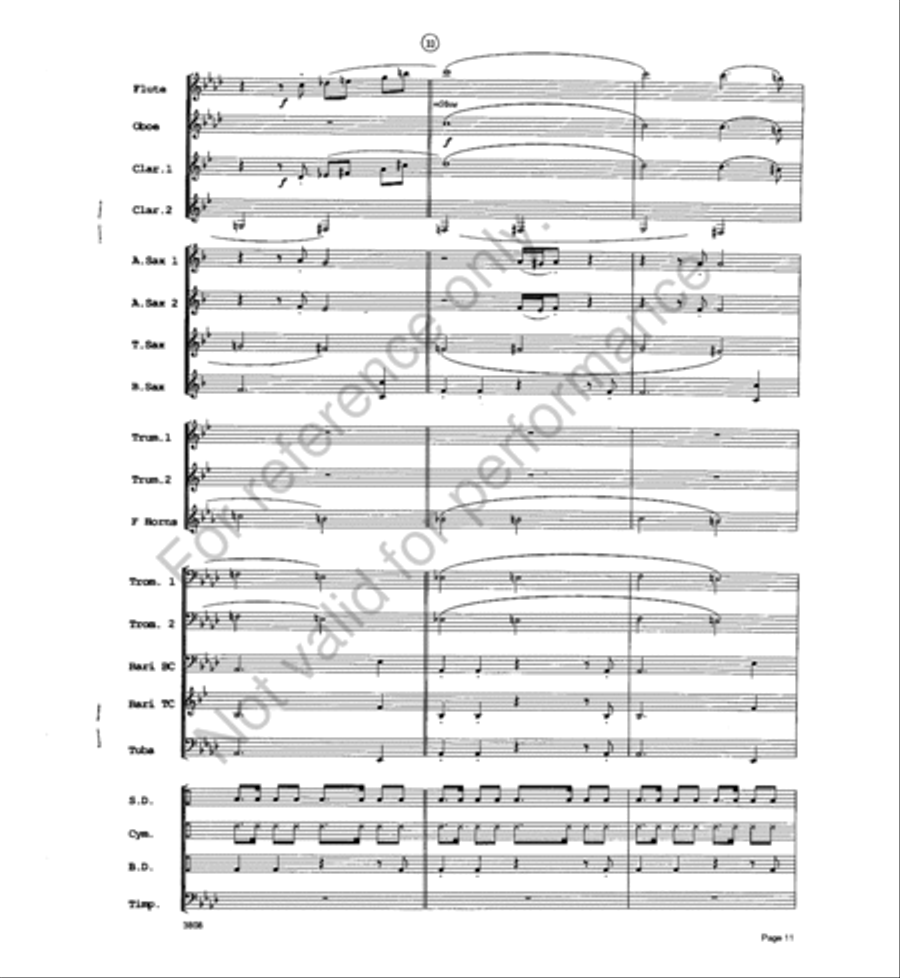 Trumpets a la King Trumpets a la King Concert Band scores gallery preview page 10