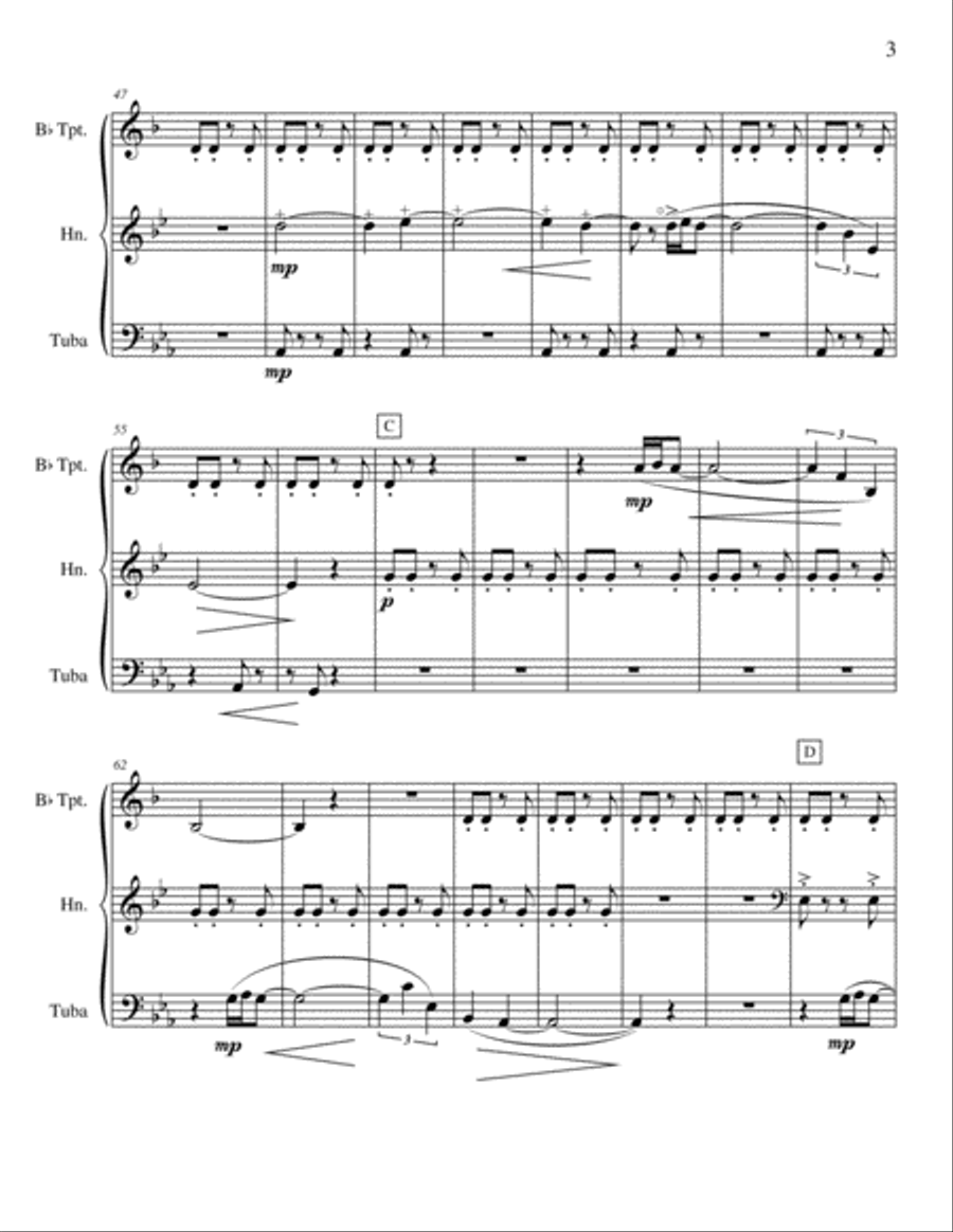 3 Character Pieces 3 Character Pieces Horn scores gallery preview page 4