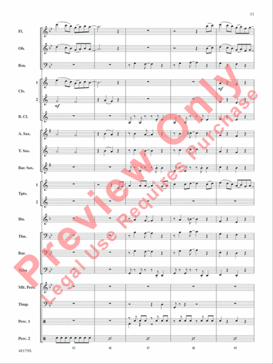 Star of the County Down Concert Band scores gallery preview page 12