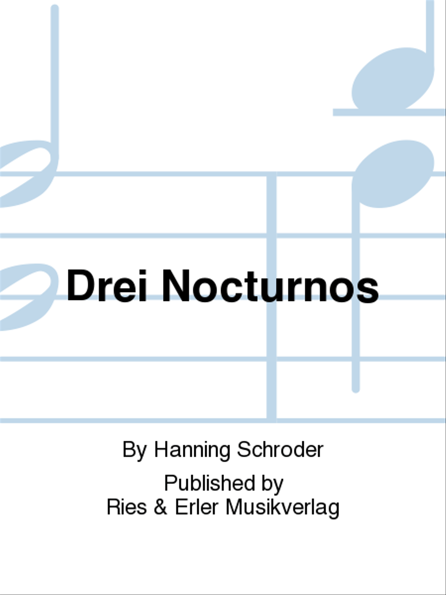 Drei Nocturnos Chamber Music scores gallery preview page 1