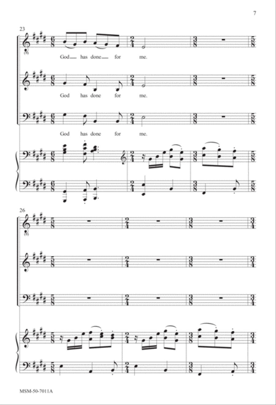 Oh, That I Had a Thousand Voices TB scores gallery preview page 5