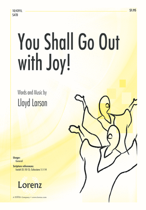 Book cover for You Shall Go Out with Joy!