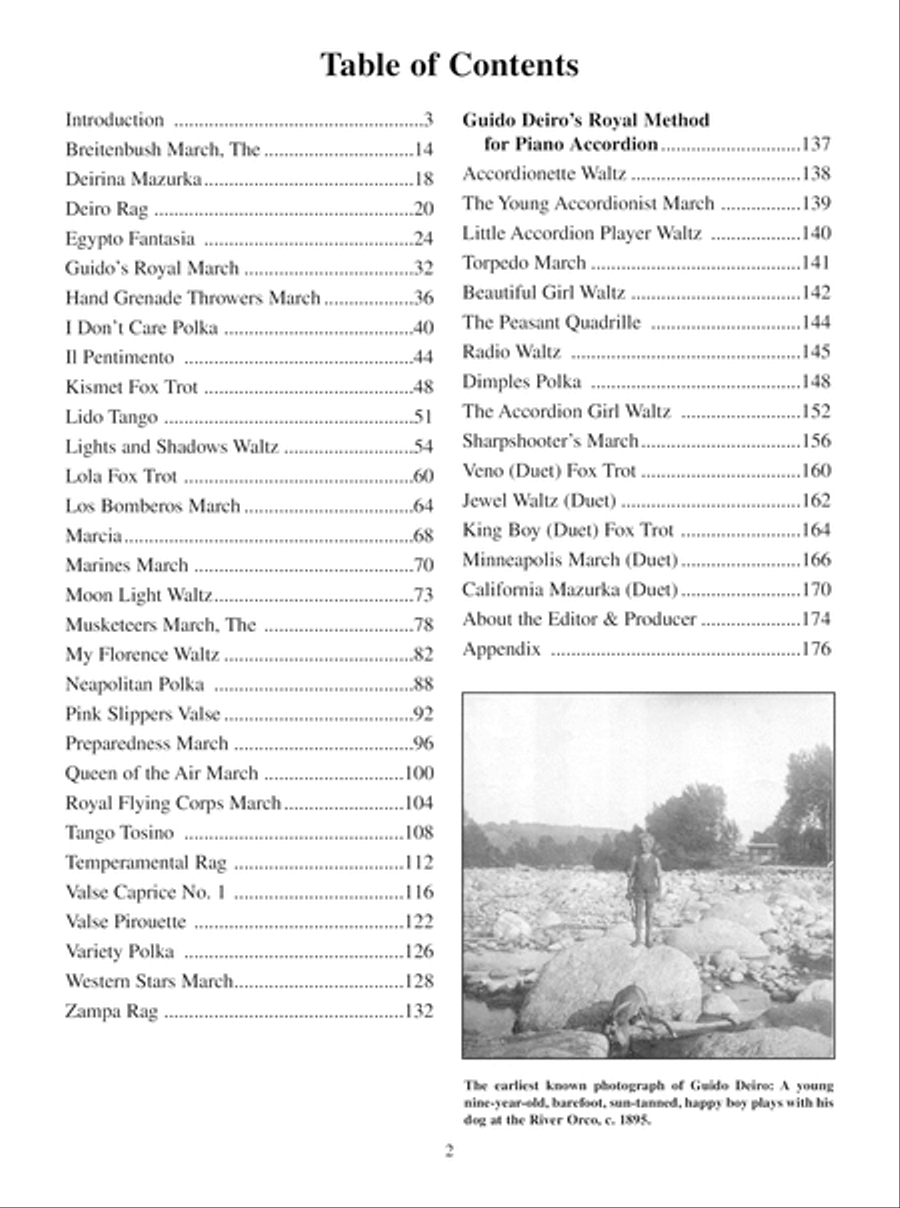 Complete Works of Guido Deiro Accordion scores gallery preview page 8
