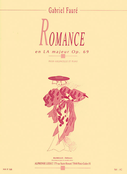 Romance Op69 La Majeur - Violoncelle et Piano