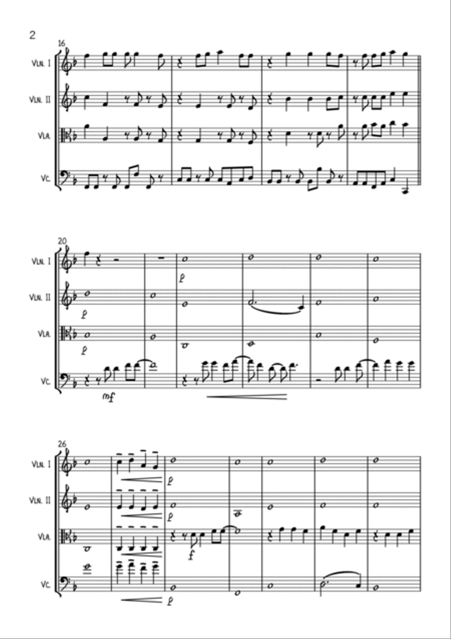 Like A Prayer String Quartet scores gallery preview page 2