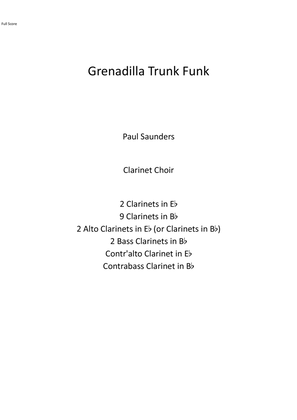 Grenadilla Trunk Funk