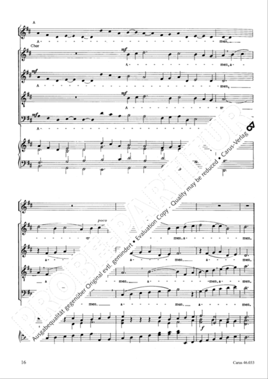 Missa Choralis zu GL 401-404 4-Part scores gallery preview page 17