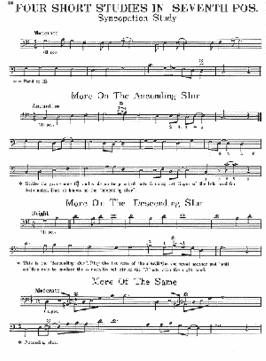 Electric Bass Position Studies Classical Guitar scores gallery preview page 2