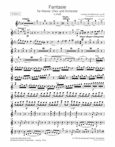 Choral Fantasia in C minor Op. 80