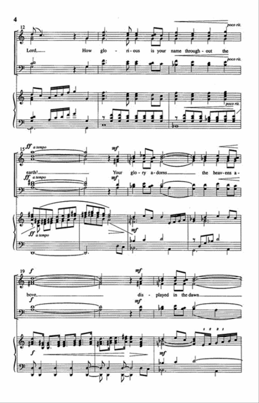 How Glorious Is Your Name SSAATTBB scores gallery preview page 3