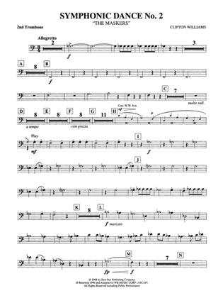 Symphonic Dance No. 2: 2nd Trombone