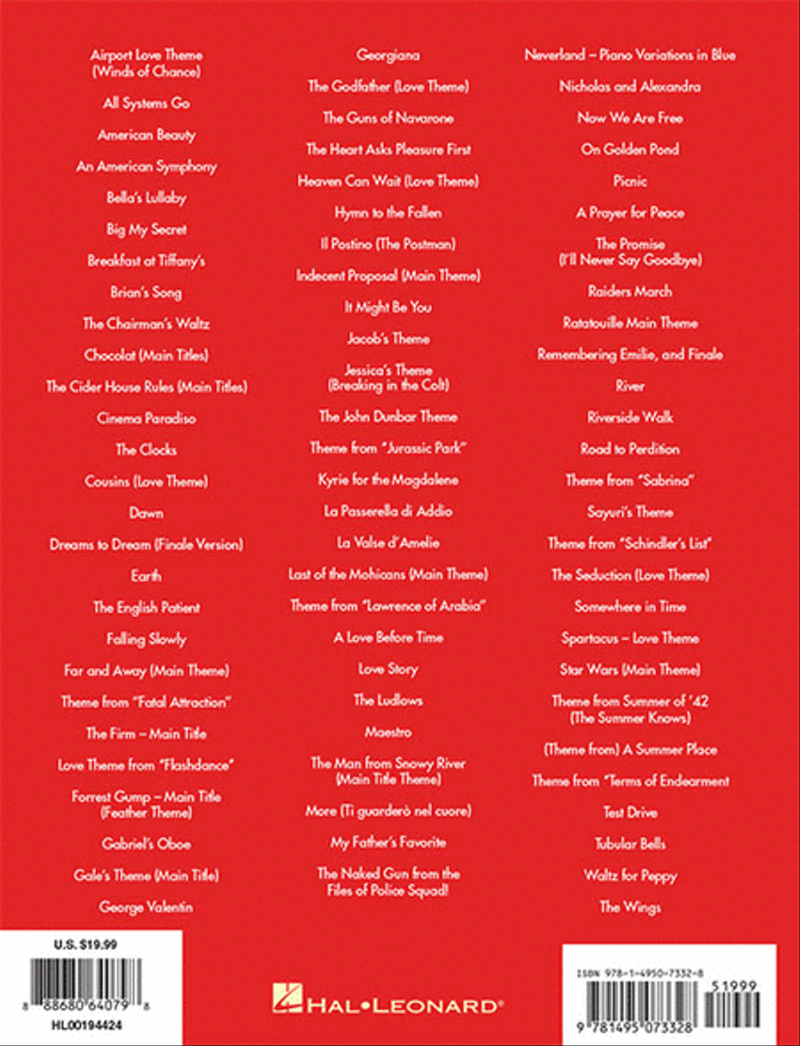 The Best Movie Themes Ever Piano Solo scores gallery preview page 6
