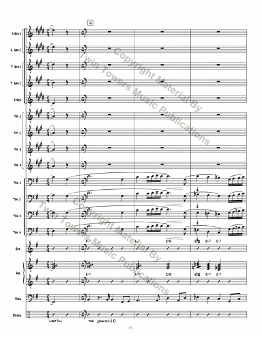 Going Home Going Home Jazz Ensemble scores gallery preview page 7