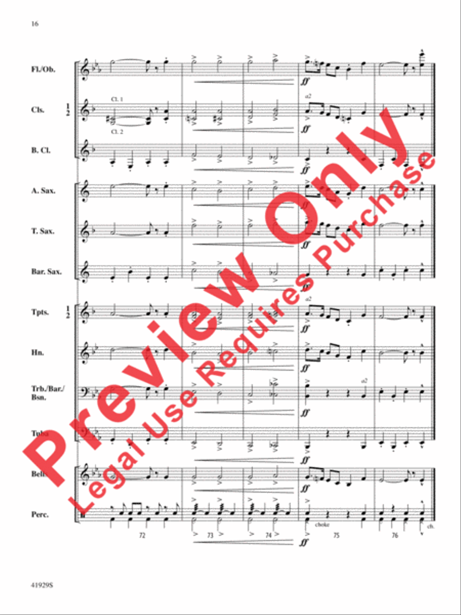 The Collegiate The Collegiate Concert Band scores gallery preview page 17