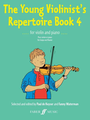Book cover for Young Violinists Repertoire Book 4 Vln/Pno
