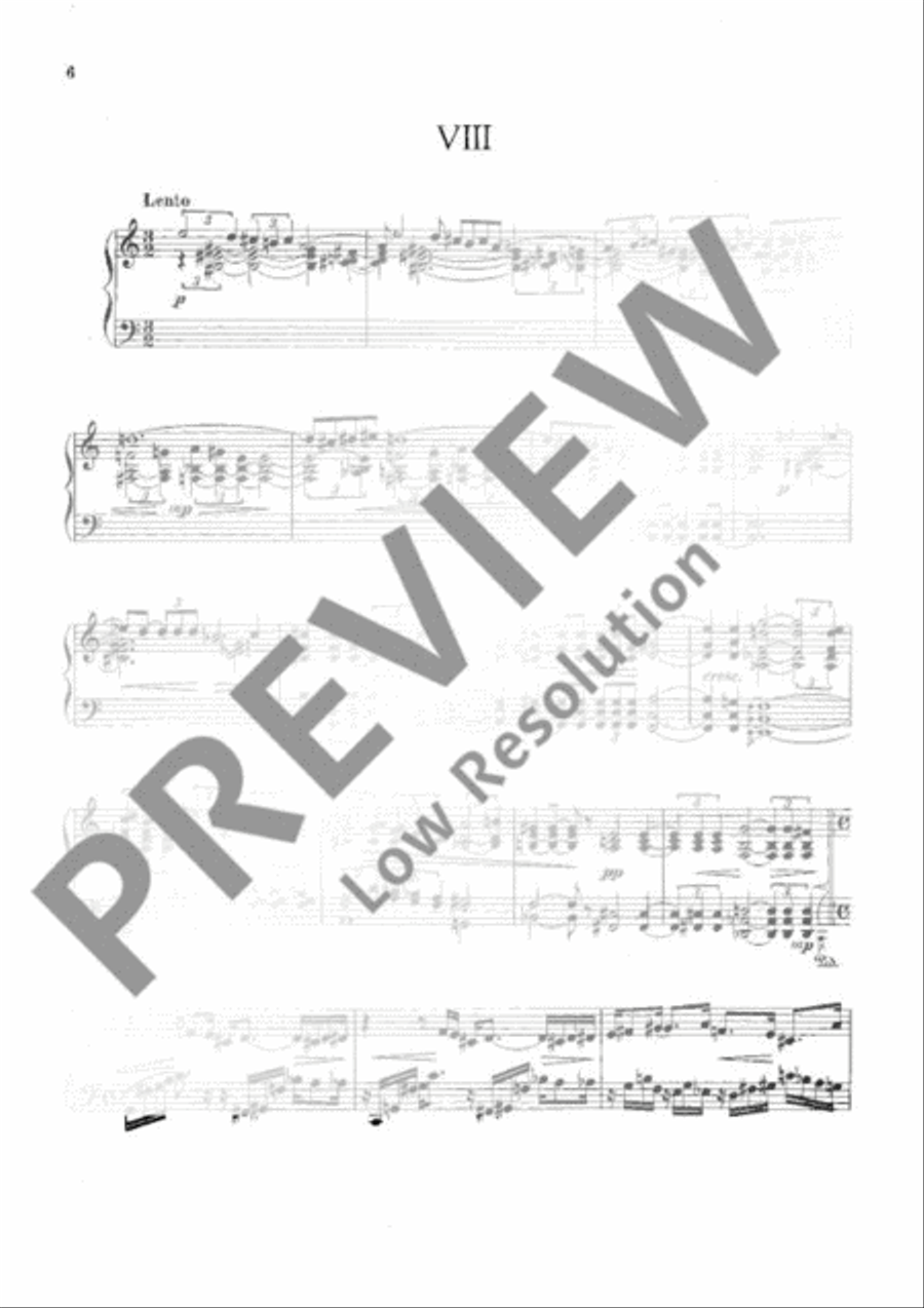 Pieces for Piano Piano Solo scores gallery preview page 7