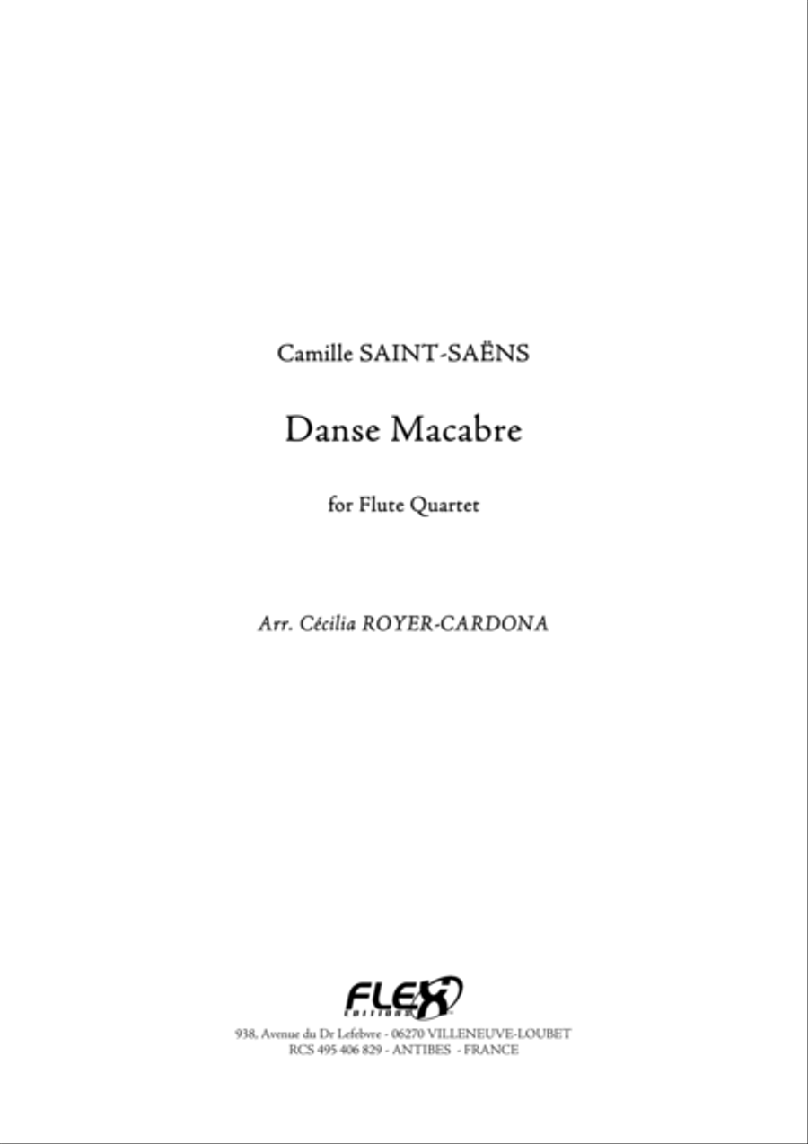 Danse Macabre Danse Macabre Flute Quartet scores gallery preview page 1
