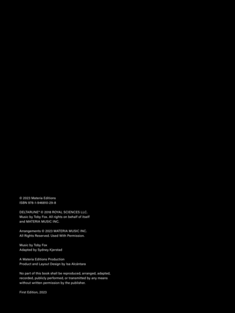 DELTARUNE Chapter 2 Piano Score - Sheet Music from the game Easy Piano scores gallery preview page 2