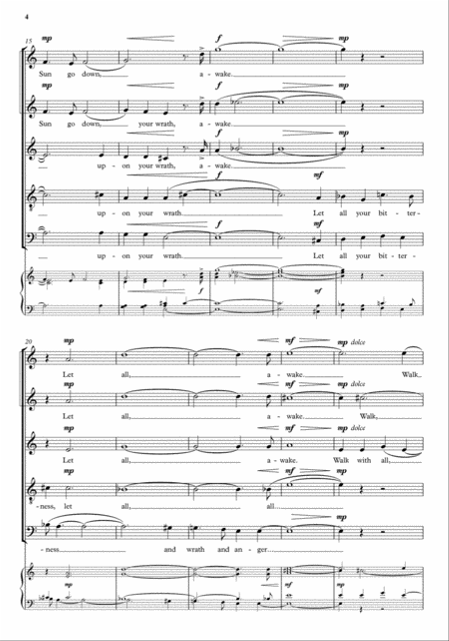 Love Incorruptible SSATB scores gallery preview page 4