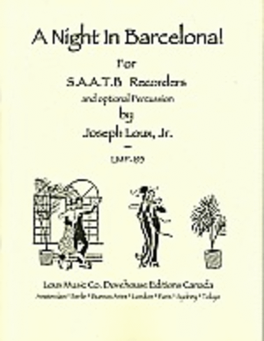 Tango: A Night in Barcelona! Choir scores gallery preview page 1