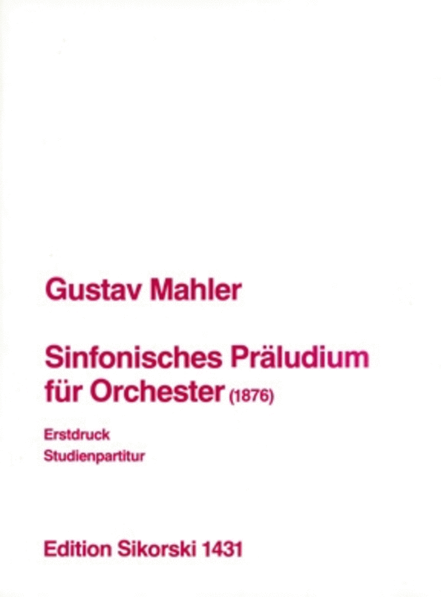 Symphonic Prelude (Sinfonisches Praludium) Orchestra scores gallery preview page 1