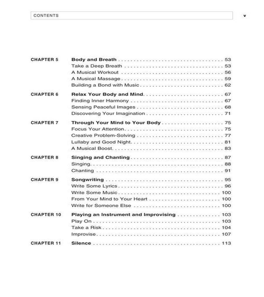 Manage Your Stress and Pain Through Music Collection / Songbook scores gallery preview page 4
