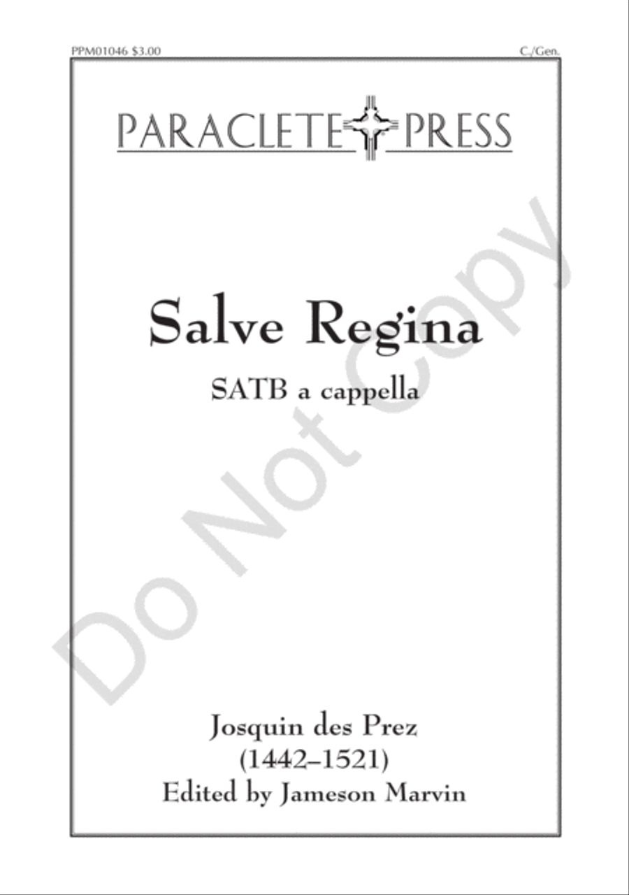 Salve Regina 4-Part scores gallery preview page 2