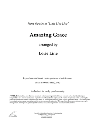 Book cover for Amazing Grace (from PBS Special Lorie Line Live!)