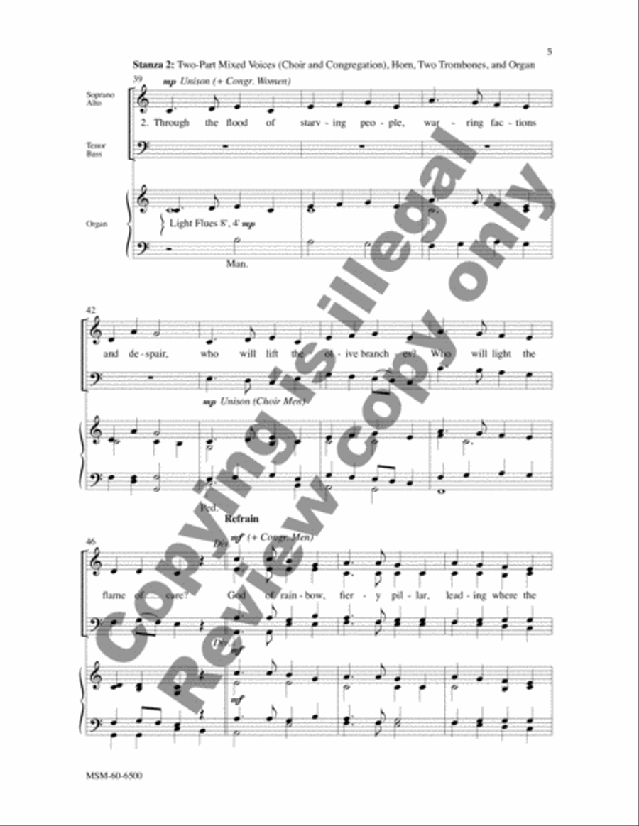 In the Midst of New Dimensions 4-Part scores gallery preview page 5