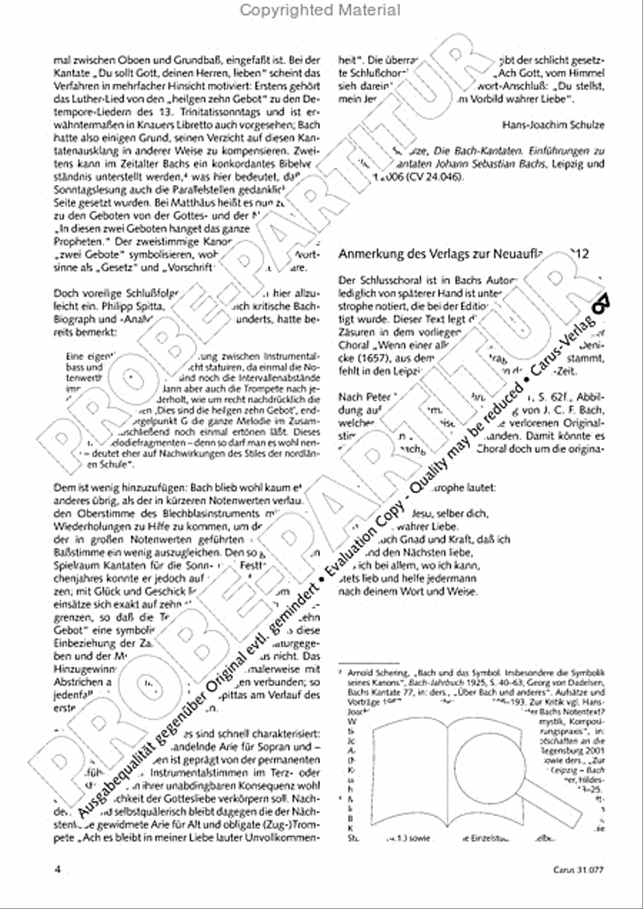 The Lord your God you shall now be loving (Du sollt Gott, deinen Herren, lieben) 4-Part scores gallery preview page 5