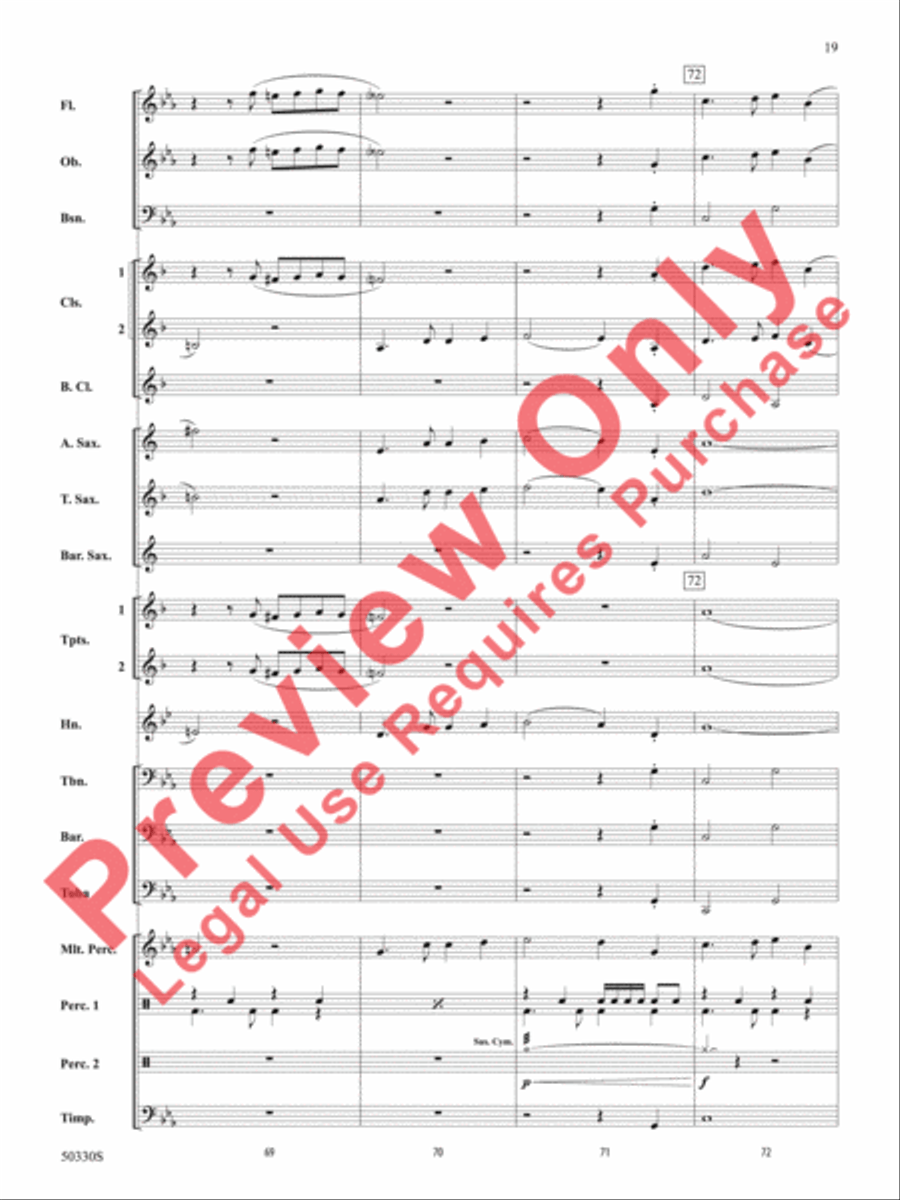 Zombie Rock Concert Band scores gallery preview page 20