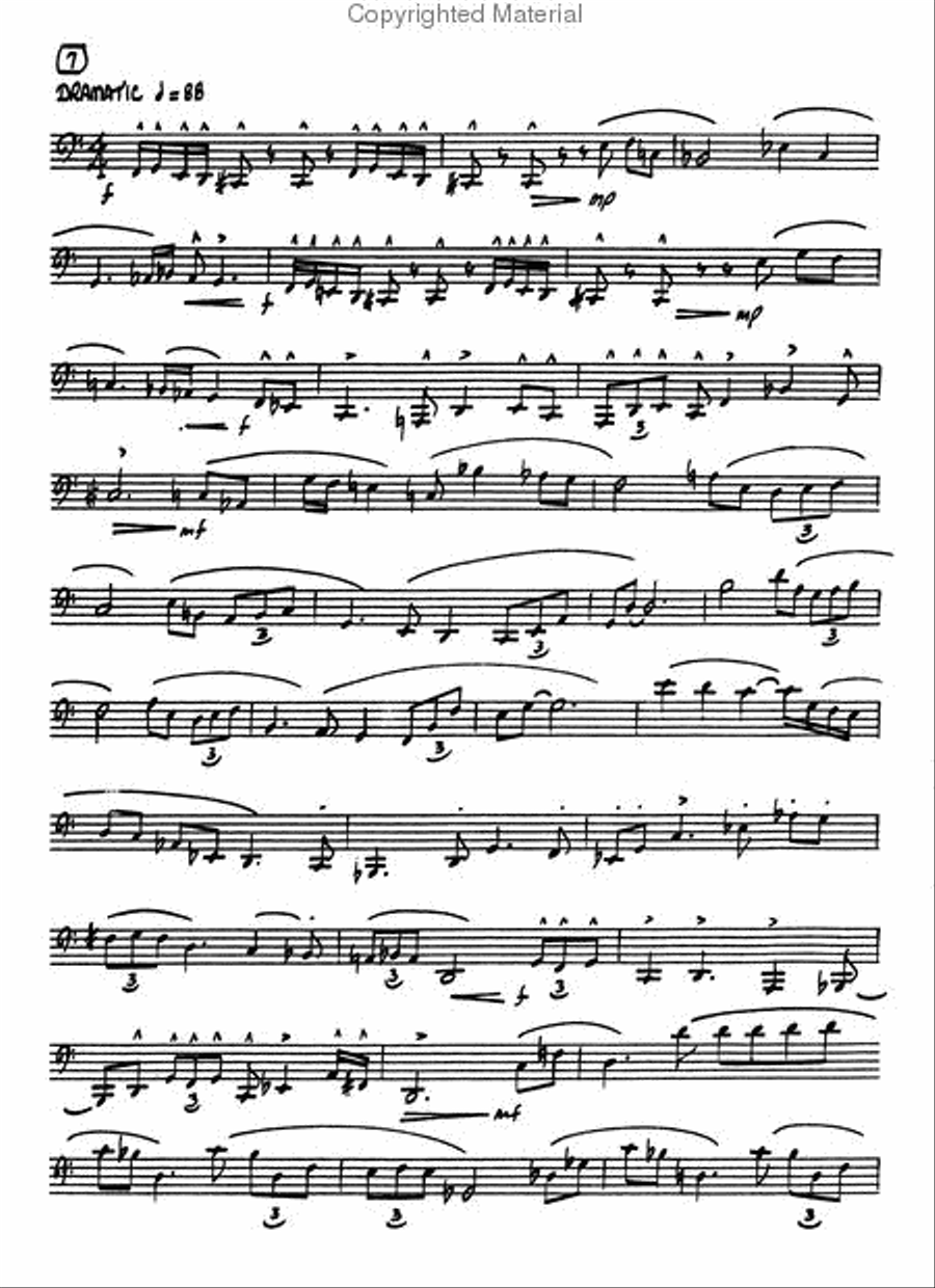 Etudes for Bass Trombone Etudes for Bass Trombone Baritone Horn scores gallery preview page 4