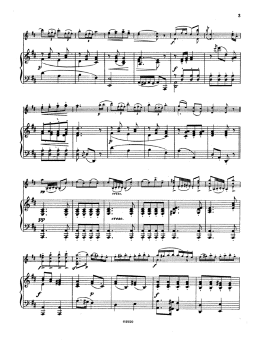 Tambourin Violin Solo scores gallery preview page 3