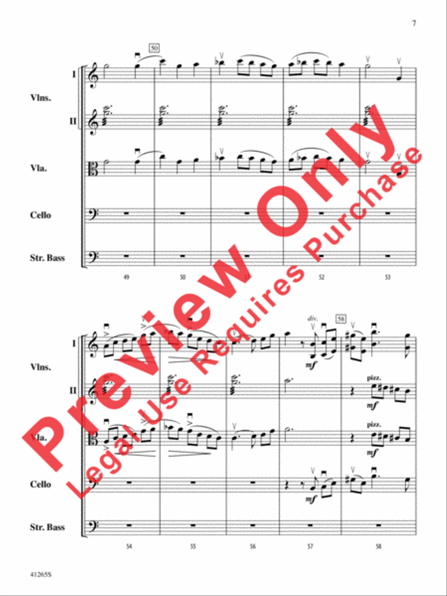 Country Song String Orchestra scores gallery preview page 8