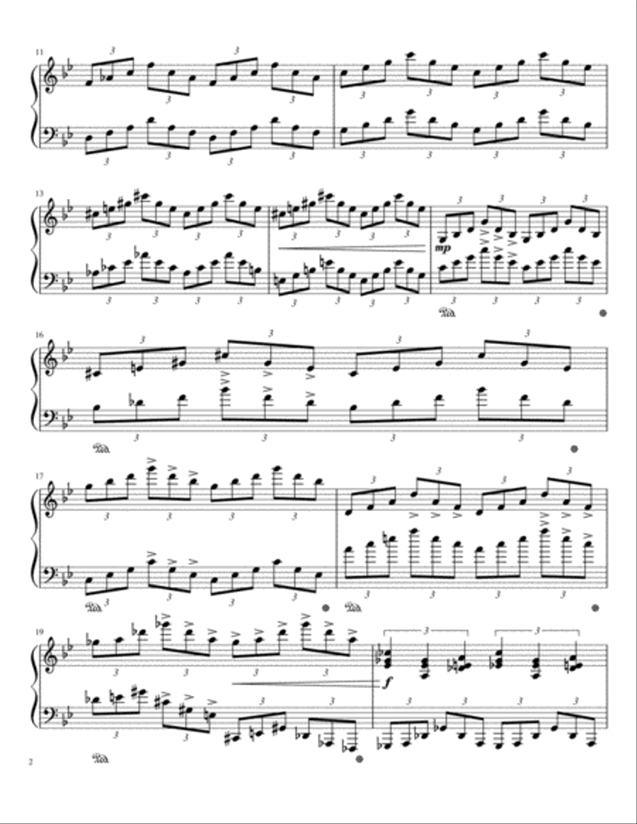 Drowned Drowned Piano Solo scores gallery preview page 2