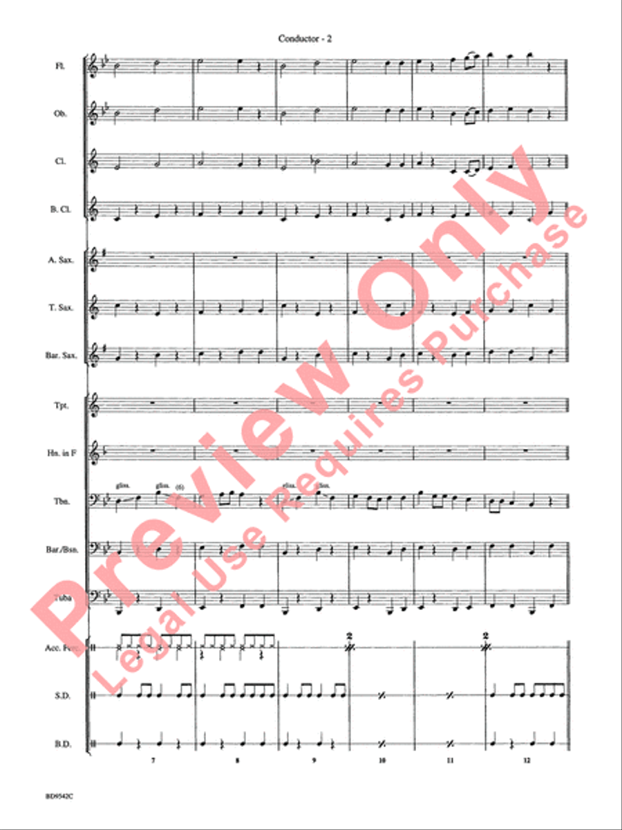 Trombo Mambo Concert Band scores gallery preview page 5