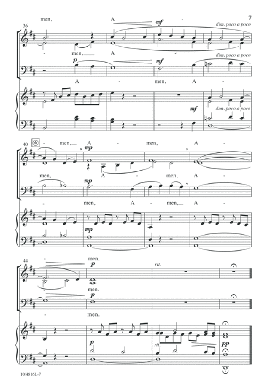 O Holy Jesus O Holy Jesus 3-Part scores gallery preview page 7