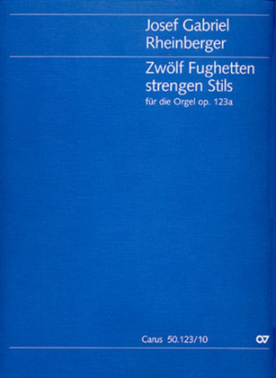 Book cover for Zwolf Fughetten strengen Stils fur die Orgel