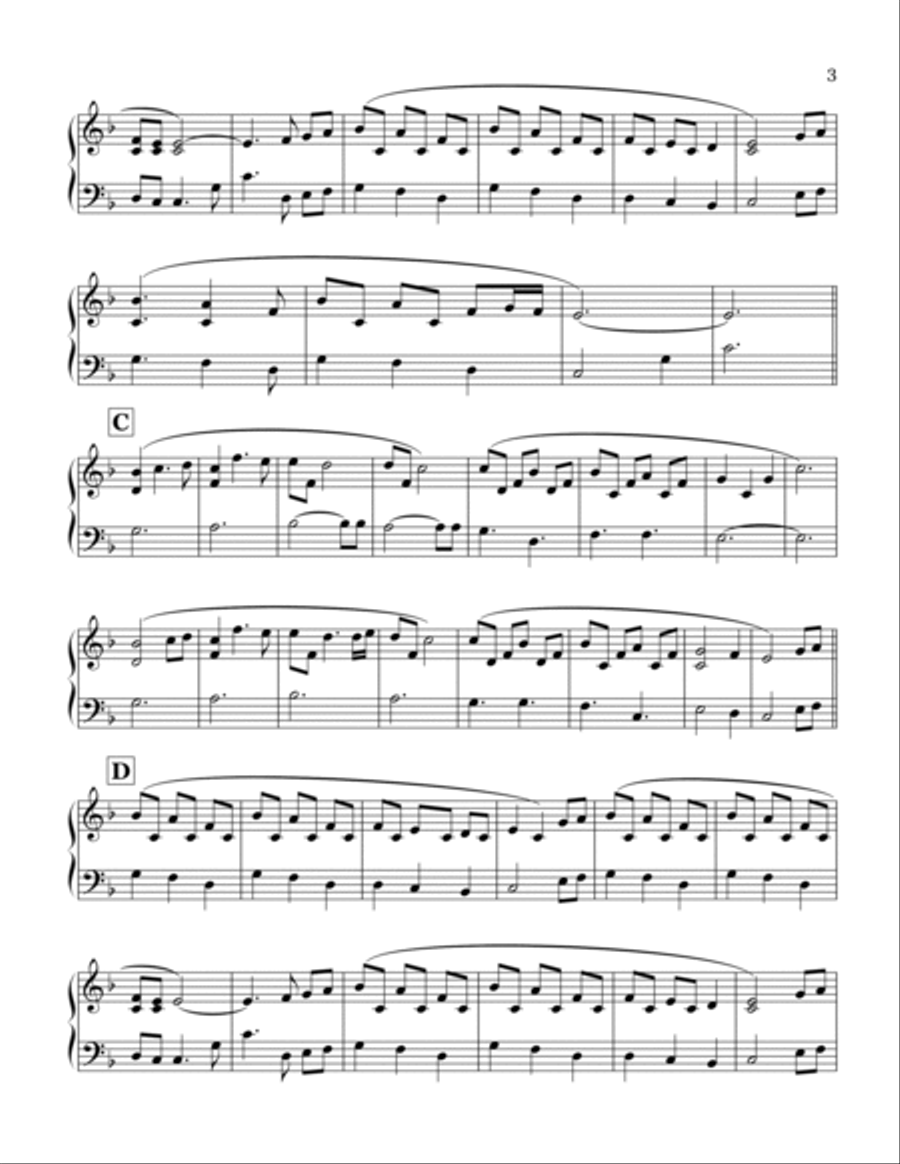 Silver and Gold Piano Solo scores gallery preview page 3