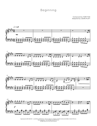 Beginning (DELTARUNE - Piano Sheet Music)