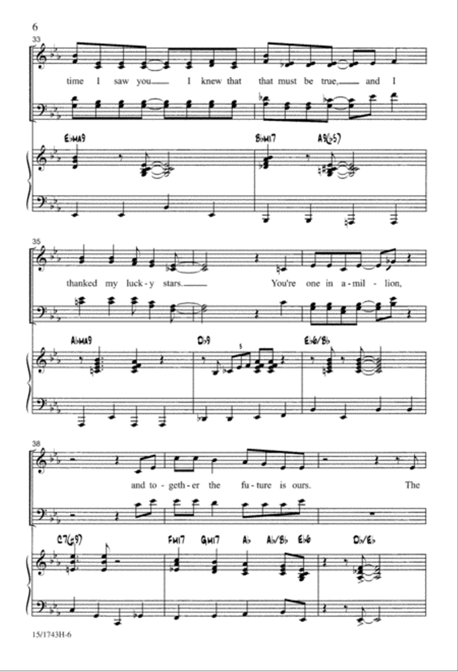 One in a Million One in a Million 4-Part scores gallery preview page 7